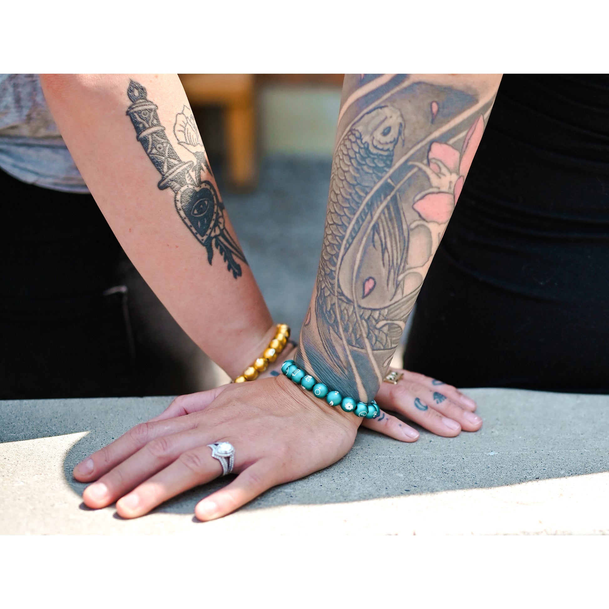 Teal Lifelet Bracelet