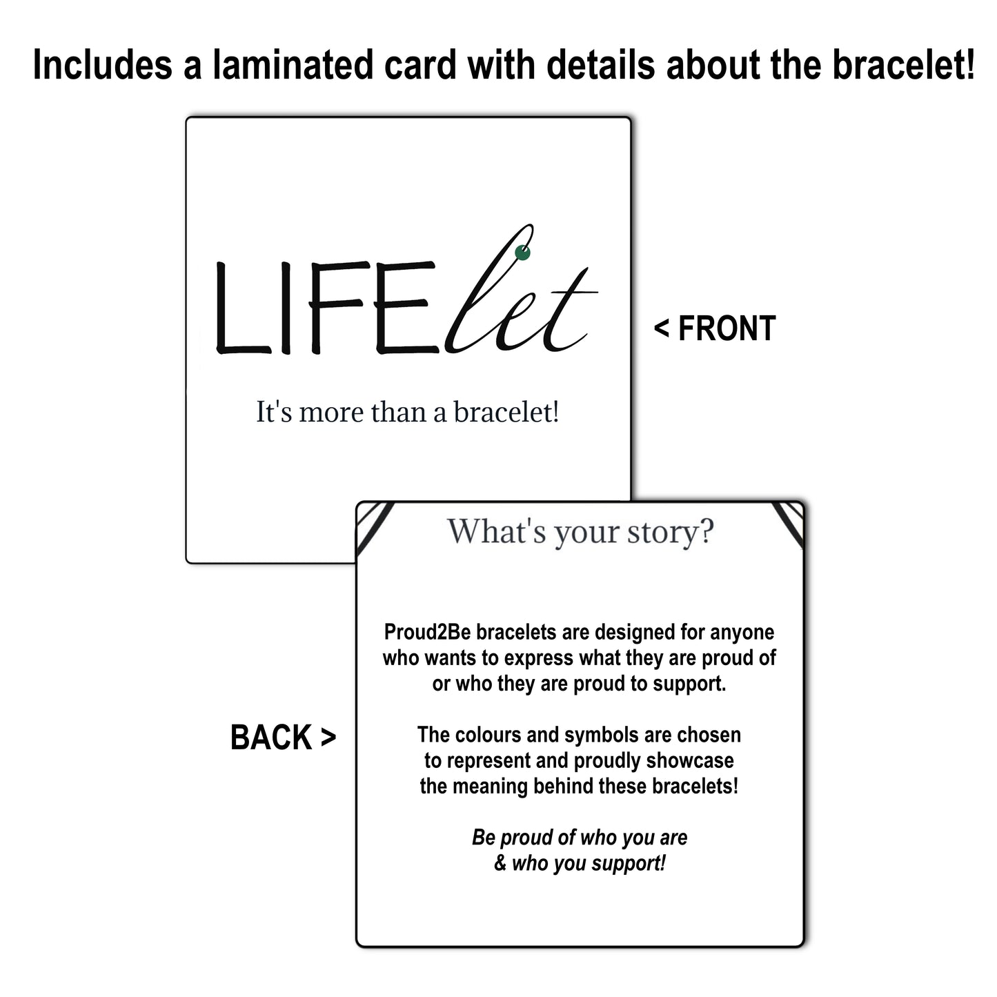 Proud2Be - PRIDE Bracelet