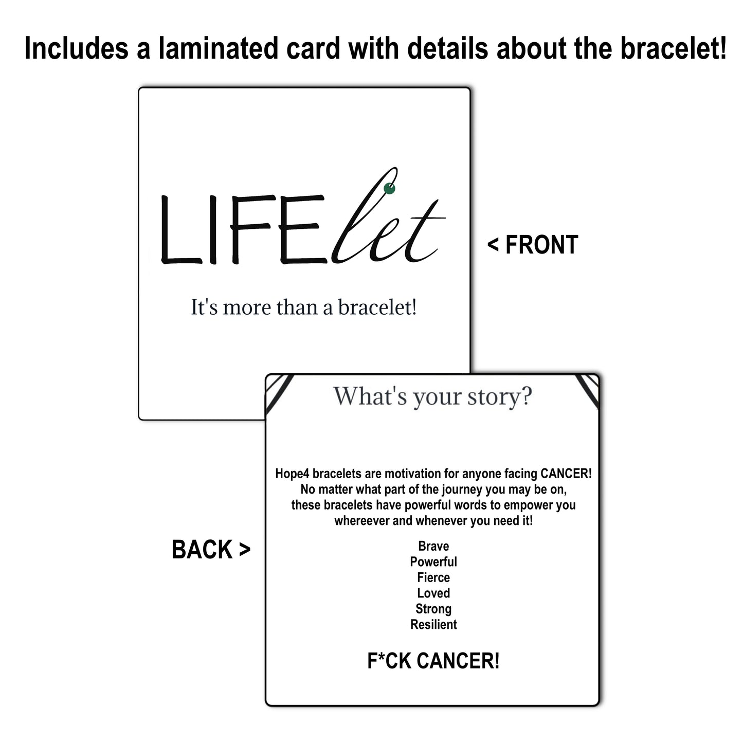 Hope4 - CANCER Bracelets