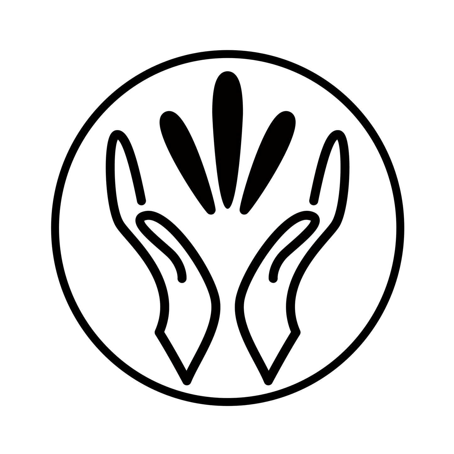 Purple = Spirit (Spirit in hands)