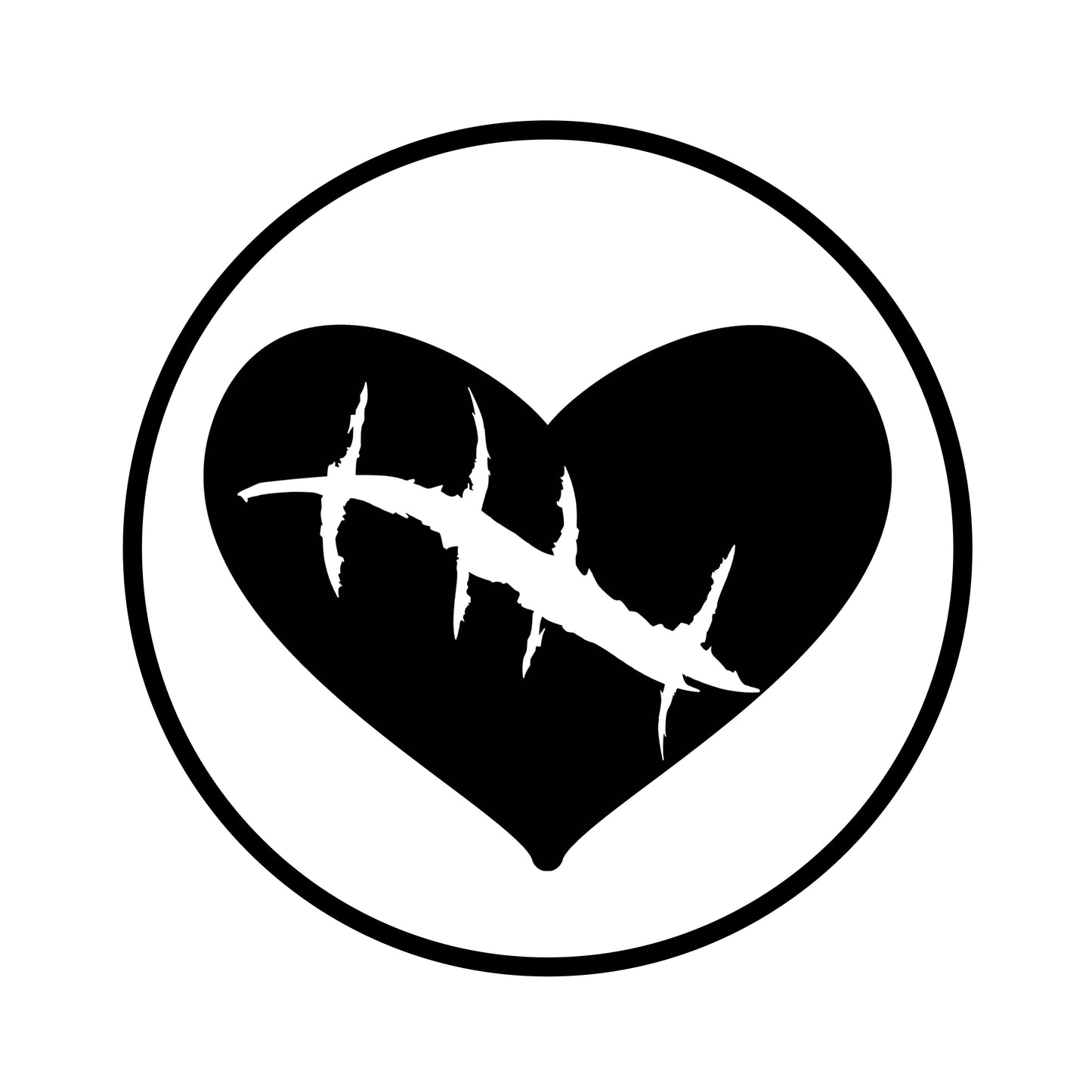 Orange = Healing (Heart with a scar)