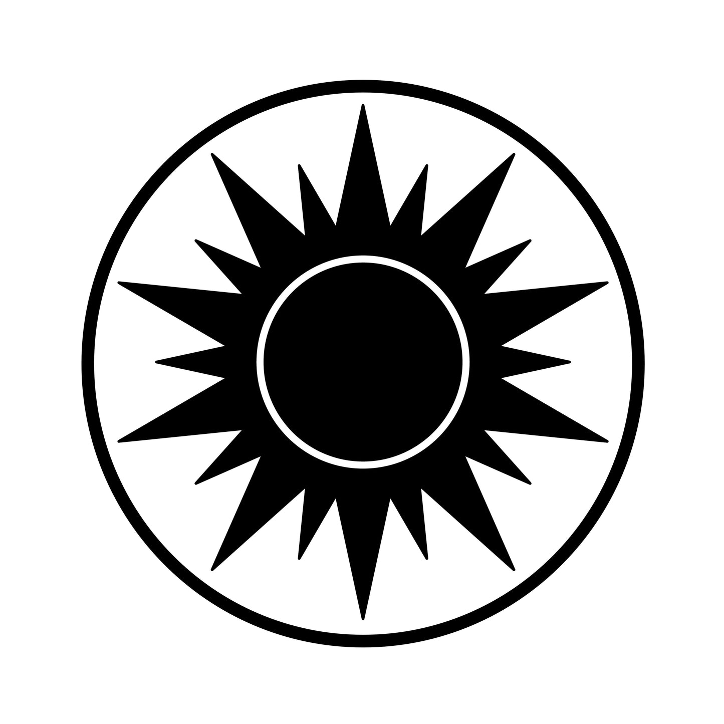 Yellow = Sunlight (Sun)